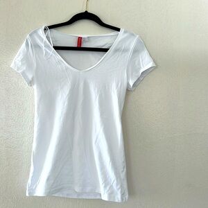 H&M Tee, White, size 12
